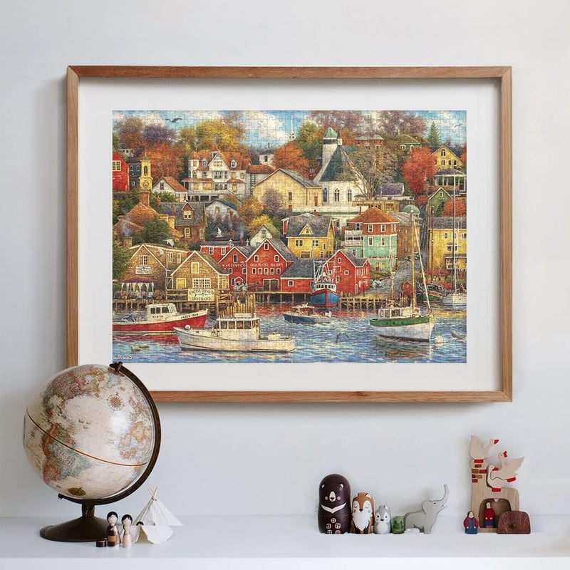 Clementoni 31685 Puzzzle Harbor 1500pcs Collection Good Times Harbour 1500 Pieces, Made in Italy, Jigsaw Puzzle for Adults, Multicolor, Medium - Image 5