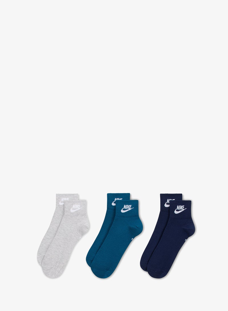 Nike 3 Pack Nsw Everyday Essential Ankle Socks - Image 2