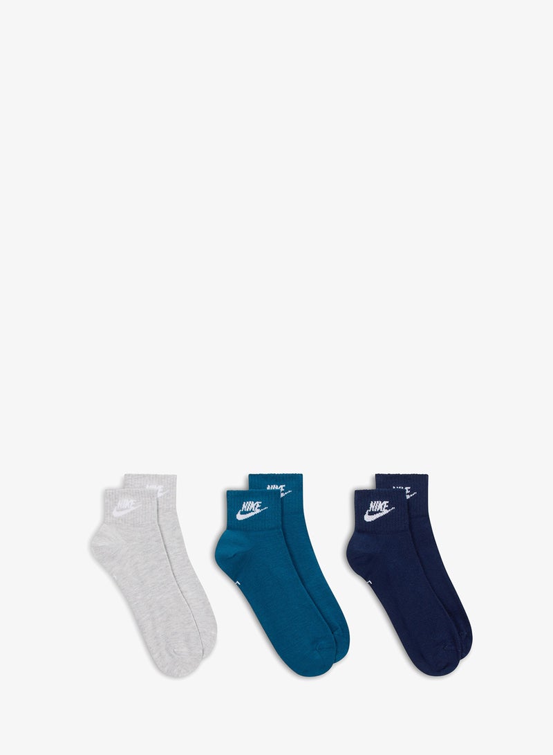 Nike 3 Pack Nsw Everyday Essential Ankle Socks - Image 3