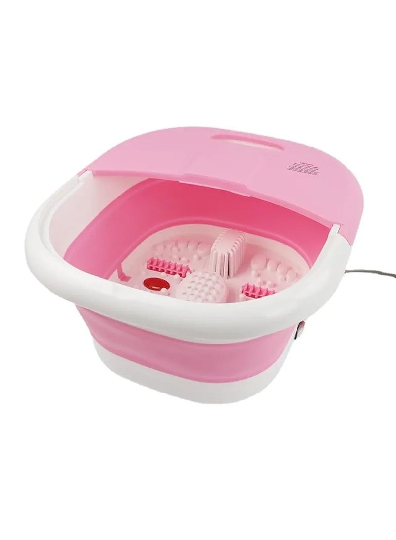 استمتع بتجربة سبا منزلية فاخرة مع حوض تدليك القدمين المبتكر  حوض قدم قابل للطي ومزود بوظيفة تدفئة ومساج، للعناية بالقدمين - Image 1