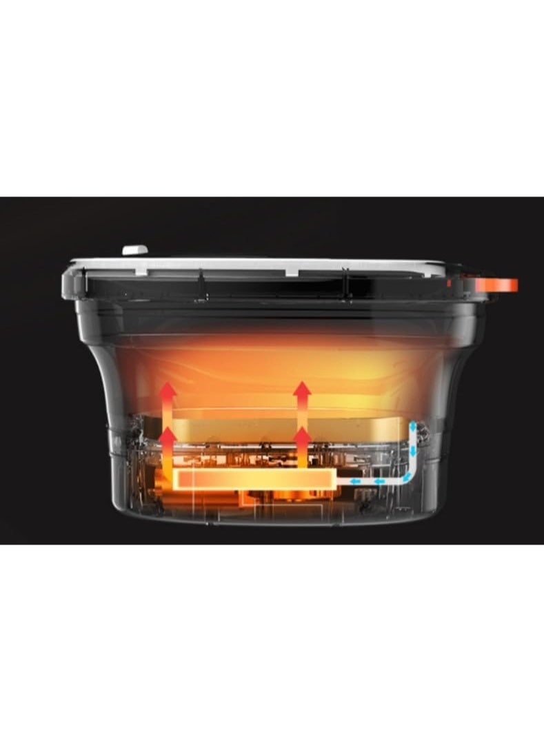 استمتع بتجربة سبا منزلية فاخرة مع حوض تدليك القدمين المبتكر  حوض قدم قابل للطي ومزود بوظيفة تدفئة ومساج، للعناية بالقدمين - Image 5