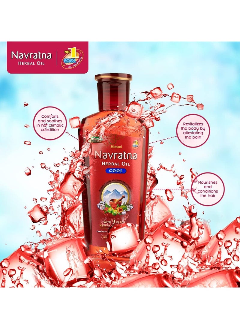 Navratna Himani Navratna Hair Oil 500+100ml  - Image 4