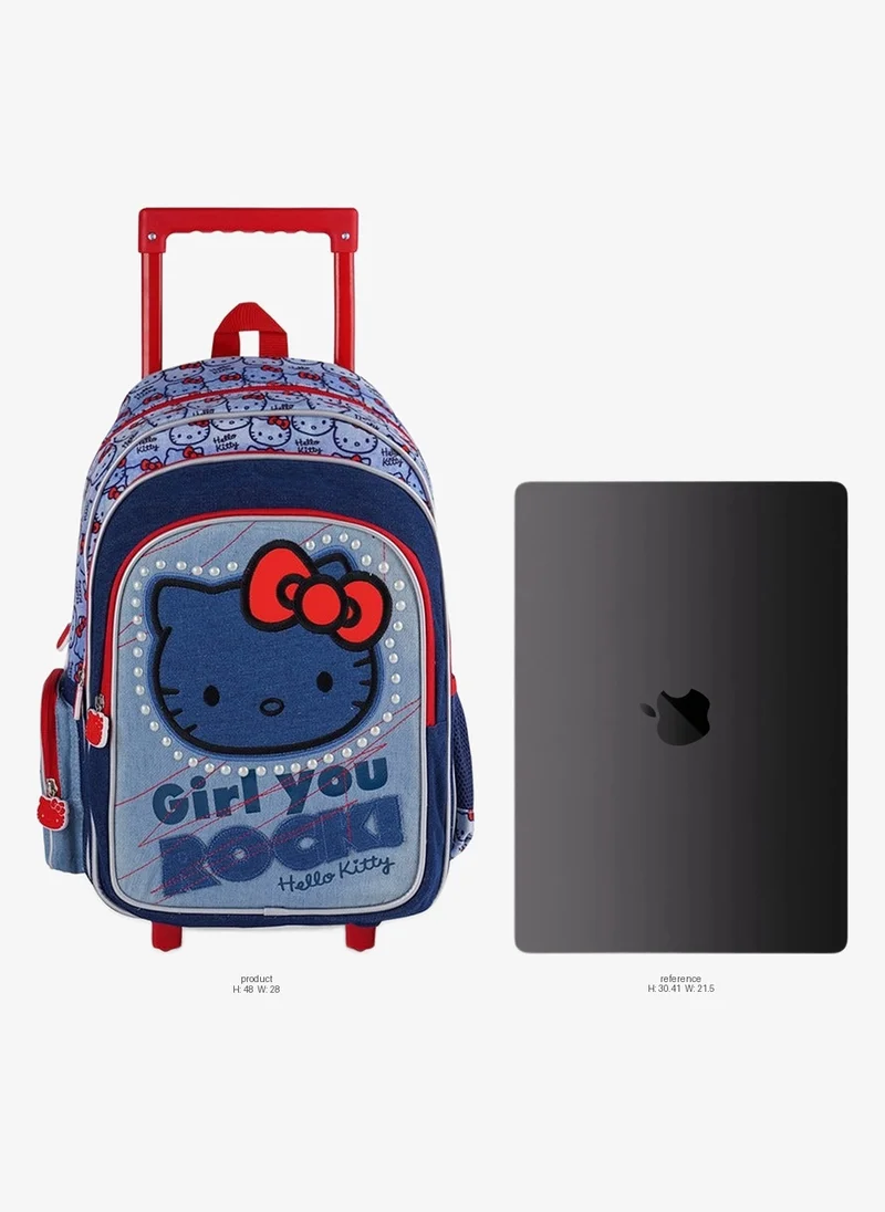Sanrio Hello Kitty Girls You Rock Rolling School Backpack 16-Inch for Girls, School Bag