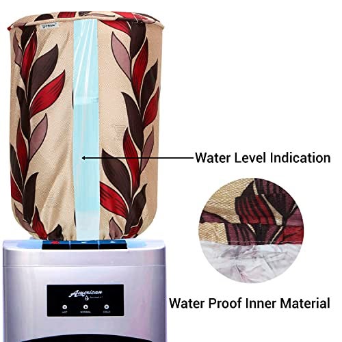 E-Retailer eretailer Polyester & Polyester Blend Water Dispenser Bottle Cover, 20L, Set of 1, Golden - Image 4