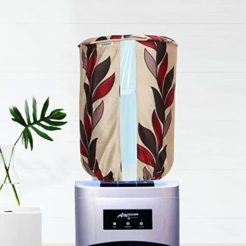 E-Retailer eretailer Polyester & Polyester Blend Water Dispenser Bottle Cover, 20L, Set of 1, Golden - Image 1