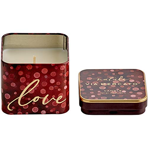 Via Mercato Natale Christmas HolidayGift Collection, Love, Candle - Image 5