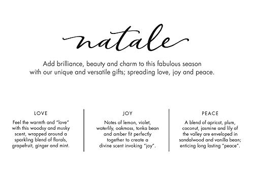 Via Mercato Natale Christmas HolidayGift Collection, Love, Candle - Image 3