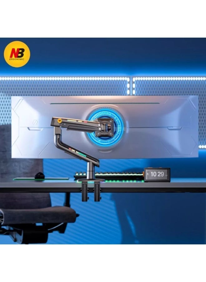 NB ERGONOMIC North Bayou F5 Heavy Duty Gaming Monitor Support Size 27"-60" - Image 3