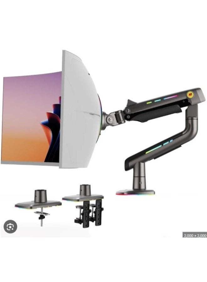 NB ERGONOMIC North Bayou F5 Heavy Duty Gaming Monitor Support Size 27"-60" - Image 1