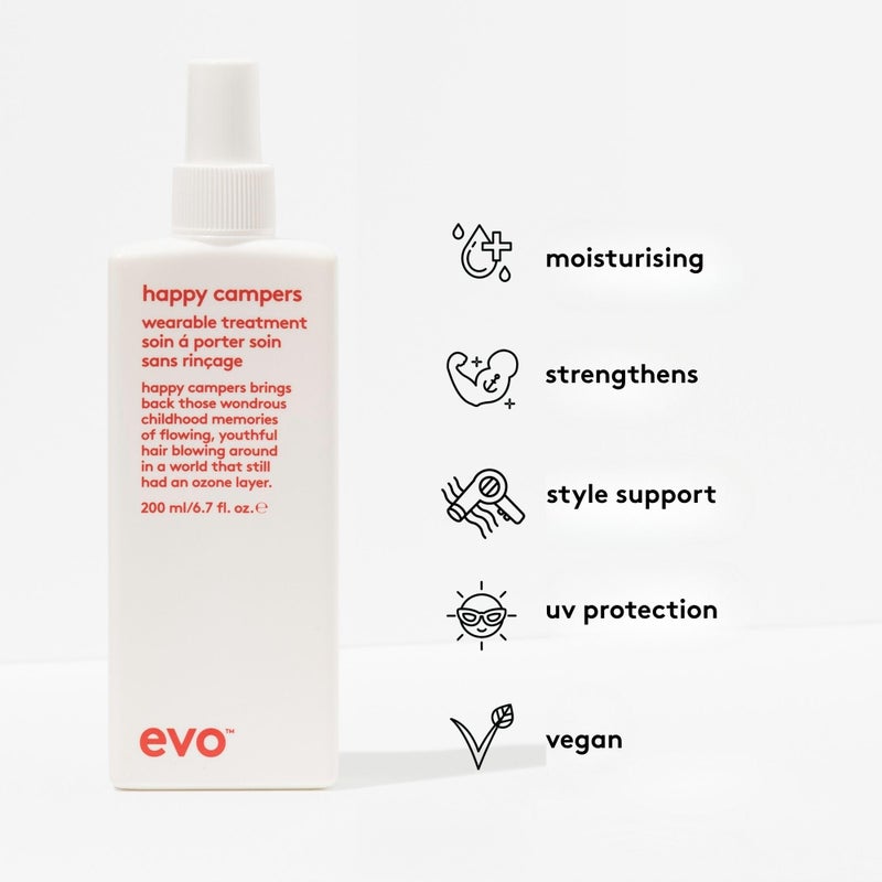 EVO Happy Campers Wearable Treatment - Full Size Lightweight Daily Treatment To Strengthen, Protect & Style Damaged Hair - 6.7fl.oz - Image 3