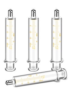 Syringes without Needle, 4 Pack 20ml Reusable Glass Syringe with No Needle, Dispensing Syringe Tools for Dispensing Lip-gloss, Medicine, Feeding Pet, Watering Plants & Lab Experiments - pzsku/Z8F9AE796BB723F362066Z/45/_/1716288360/5ded632a-517a-45d3-bf92-027e144c6a6b