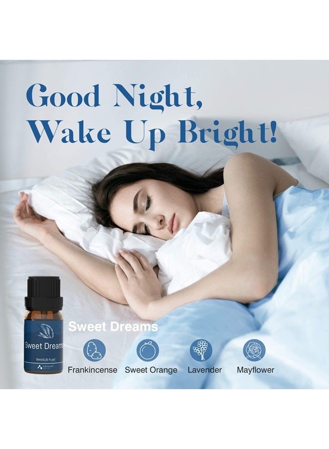 ASAKUKI Essential Oil Blends Set for Diffusers for Home, Well-Being Gift Kit- Calming, Dreams, Breathe, Relaxing, Mood, Fresh Air Aromatherapy Oils for Humidifiers, Massage, 6x10ml - Image 2