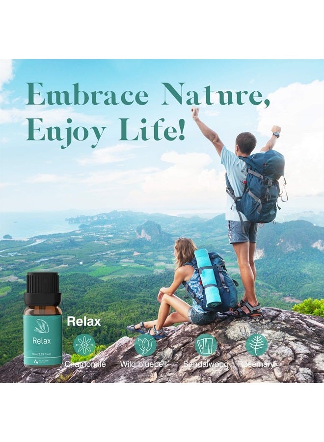 ASAKUKI Essential Oil Blends Set for Diffusers for Home, Well-Being Gift Kit- Calming, Dreams, Breathe, Relaxing, Mood, Fresh Air Aromatherapy Oils for Humidifiers, Massage, 6x10ml - Image 5