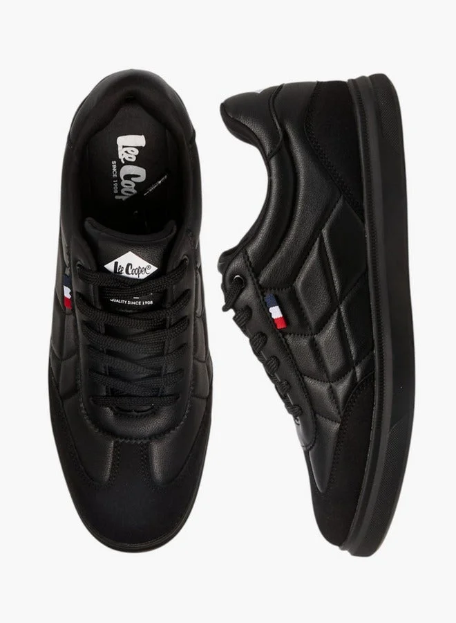 Lee Cooper Men's Solid Lace-Up Sneakers
