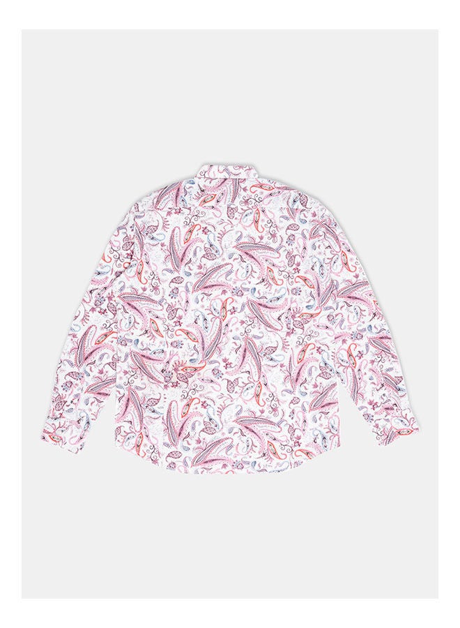 Replay Collared Neck Long Sleeve Floral Shirt  - Image 2