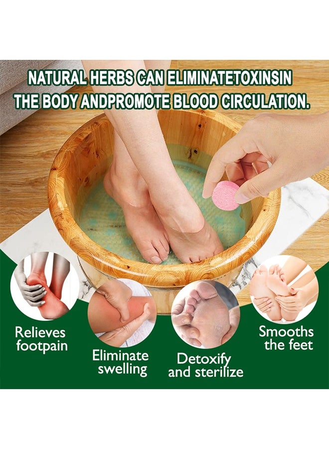 ERAYCEE 10 Pcs Foot Bath Effervescent Tablets ,Soak Spa Tablets Foot Care Foot Spa Relax Massage Tablets Foot Care Relax Massage, Cleansing Tablets Helps Restore Foot Health, Promote Metabolism - Image 3
