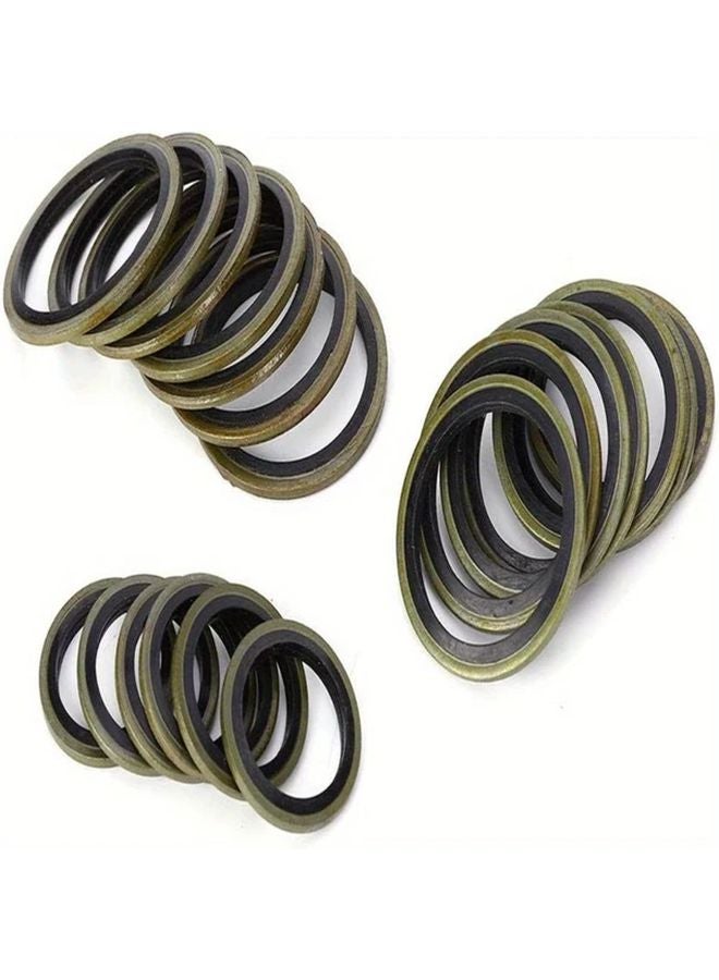 240pcs Bronze Bonded Sealing Washer Metal Oil Drain Plug Gasket 6 8 10 12 14 16 18 20 22 24 27 30mm - Image 5