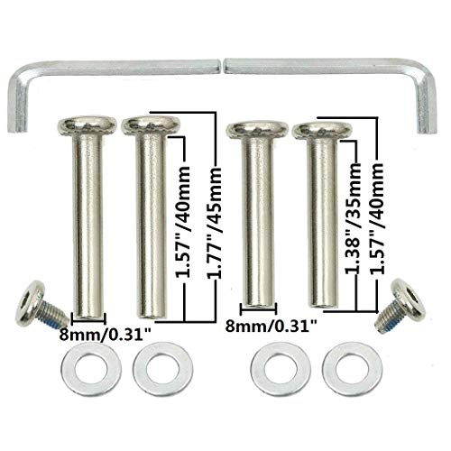 ORO Luggage Wheels Replacement 78 * 24mm With 8mm(0.31") Bearings for Suitcase, Inline Outdoor Skate and Caster Board (78mm) - Image 3