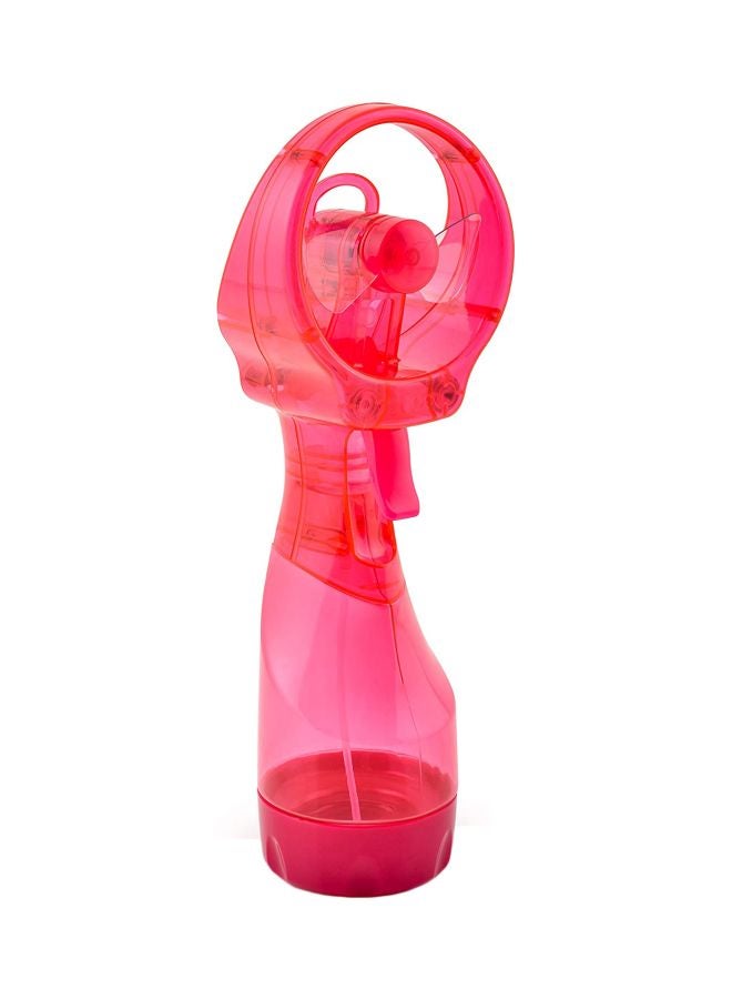 O2 Cool O2COOL Deluxe Handheld Battery Powered Water Misting Fan, Model Number: FML000100E024RSP Single Pink - Image 1