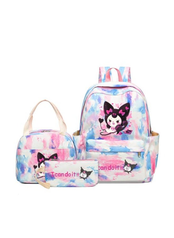 عام مزيج ديناميكي من حقائب الطباعة الكرتونية! تصميم خفيف الوزن + تقسيم سعة كبيرة | تم تكييفه بالكامل للأطفال/الطلاب/الرياضات الخارجية - 606 - Image 1