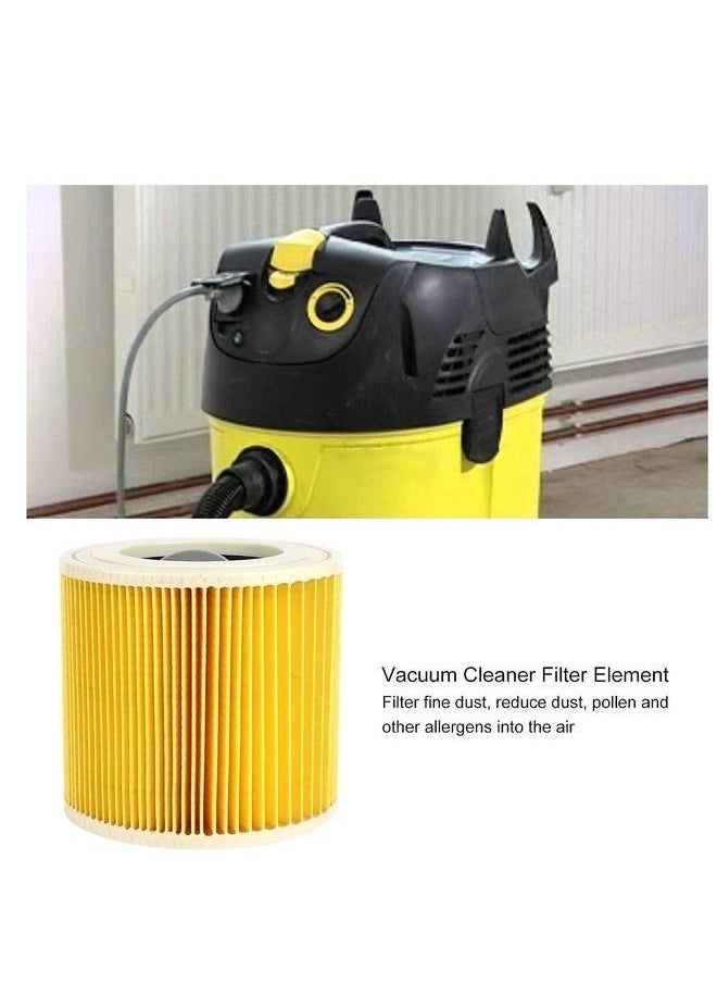 Generic Replacement Vacuum Filter For Kärcher Wd3 Vacuum Cleaners Cartridge Hepa Filter For Kärcher Wd2250 Wd3.200 Mv2 Mv3 Wd3 Wd2 Wd3P Wd 2200 Se 4001 Wet & Dry Vacuum Cleaner  - Image 2