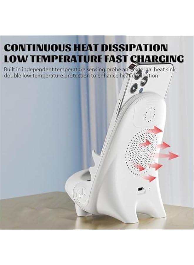 Mini Chair Wireless Fast Charger Multifunctional Phone Holder, 2024 Upgrade Wireless Universal Rapid Charger Phone Holder Portable Mini Chair Wireless Charger Phone Holder Fast Charging - Image 5