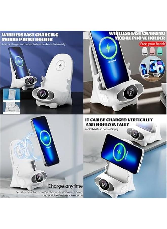 Mini Chair Wireless Fast Charger Multifunctional Phone Holder, 2024 Upgrade Wireless Universal Rapid Charger Phone Holder Portable Mini Chair Wireless Charger Phone Holder Fast Charging - Image 4