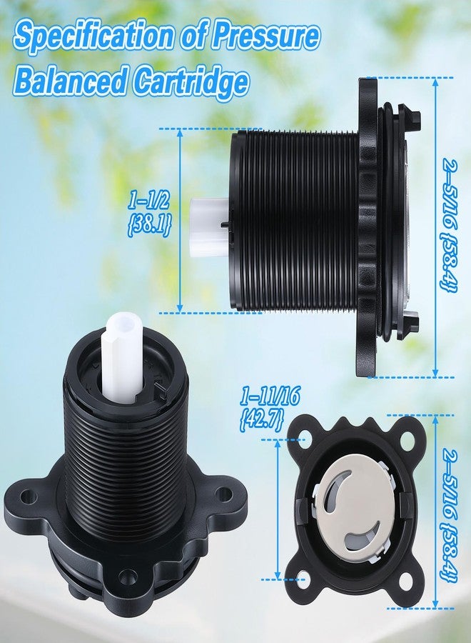 Dreyoo Valve Stem Assembly Only Compatible with 971-2500, Shower Cartridge Sub Assembly Compatible with Pfister 0X8/JX8/VB8/JV8 Deep Casting Valves, for Single Handle Tub and Shower Faucets - Image 4