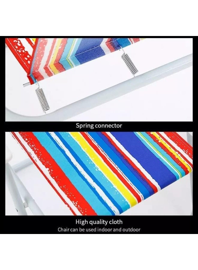 Raxoom Camping Foldable Beach Chair Portable Best For Outdoor camping, Beach, Barbeque | Comfortable | Easily Fits In Car, Assorted Colors, 1 Piece - Image 4