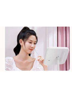 Huitich Adjustable LED Makeup Mirror with Storage Tray White  - Image 2
