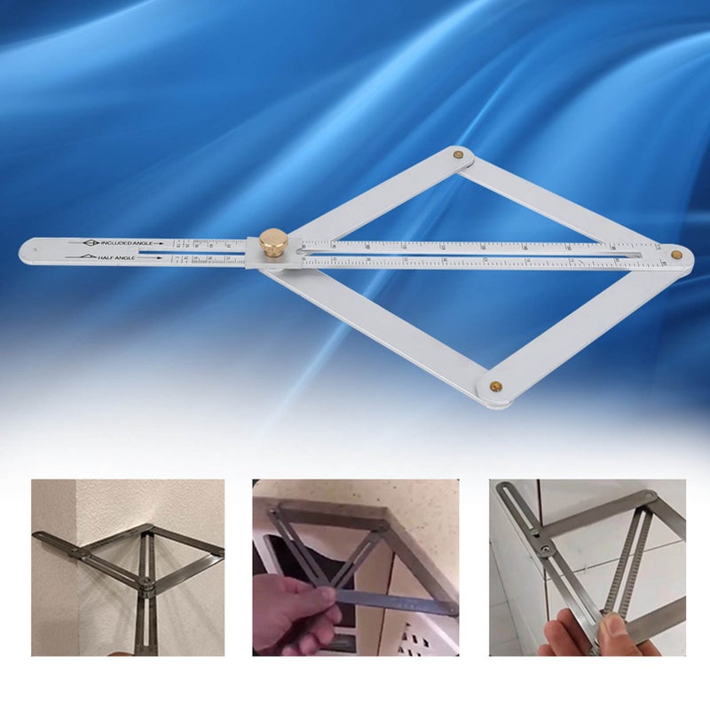 Corner Angle Finder Ceiling Relics Square Protractor Adjustable Portable Aluminum Alloy Tool - Image 4