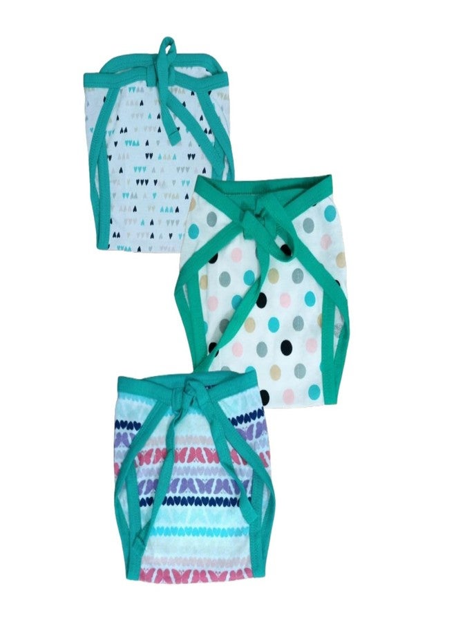 Adhigams Newborn Cotton Nappy for baby | Reusable & Washable Multicolor Cloth Langot Diaper Pants | Soft & Breathable Cotton Underwear for infants, Boys & Girls (0-6Months, 3, count) - Image 1