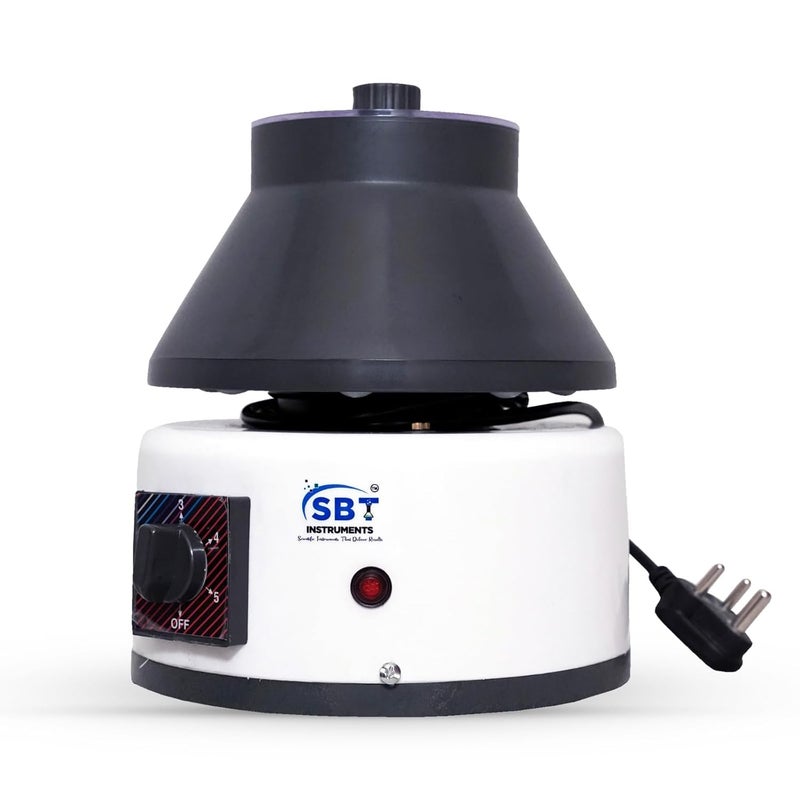 SBT INSTRUMENTS RG Medical Doctor laboratory Centrifuge Machine with Capacity of 8x15 ml Tube, 3500 RPM, Shocked-Free ABS Body - Image 1