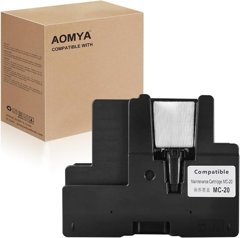 Aomya MC-20 Maintenance Cartridge Replacement MC20 Waste Ink Tank Collection Compatible with Canon imagePROGRAF PRO-1000 Inkjet Printers - Image 1