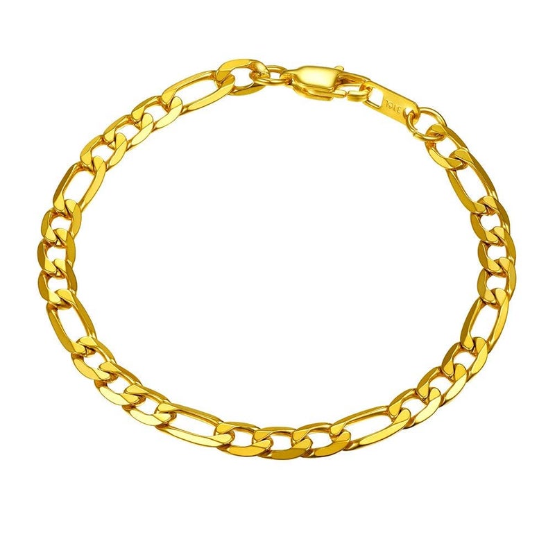 PROSTEEL Gold Plated Chain Bracelet Braclet Bracelets for Small Wrists - Image 1