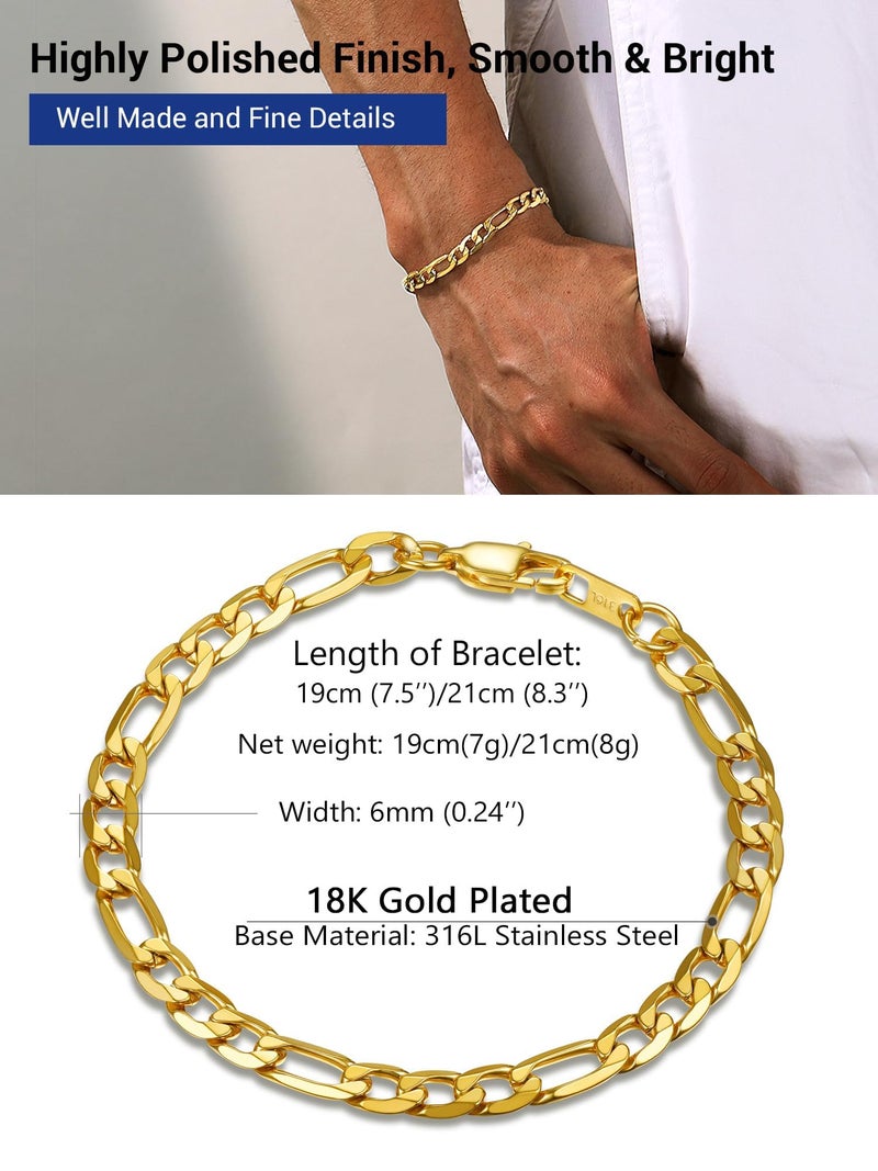 PROSTEEL Gold Plated Chain Bracelet Braclet Bracelets for Small Wrists - Image 3