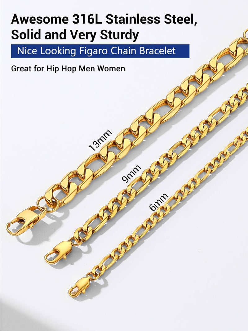 PROSTEEL Gold Plated Chain Bracelet Braclet Bracelets for Small Wrists - Image 4