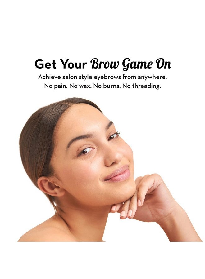 Plush 3In1 Professional Eyebrow Grooming Kit Eyebrow Razor Eyebrow Scissor Comb Tweezer For Instant & Painless Hair Removal At Home Or On The Go Precise & Safe Eyebrow Grooming Set - Image 3