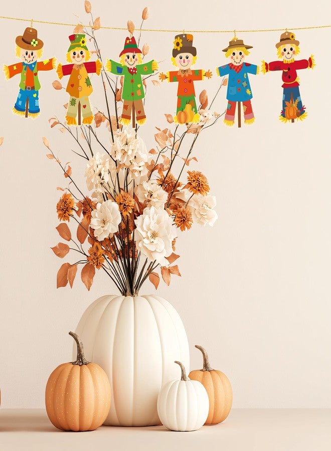 Fancy Land 32 Sets Fall Crafts for Kids Autumn Scarecrow Craft Kits Make Your Own Scarecrow Classroom Activities Home Activities Thanksgiving Party Favors - Image 5