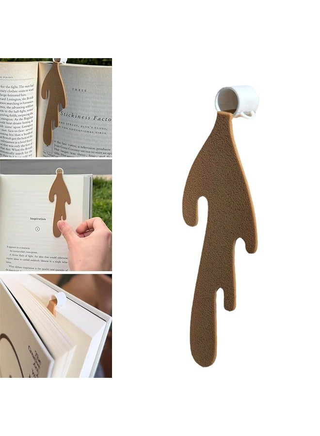 Spilled Coffee Bookmark, Unique Bookmarks, Cute Funny Bookmarks for Book Lovers Gifts, Funny Spilled Coffee Bookmark 1PCS - Image 1