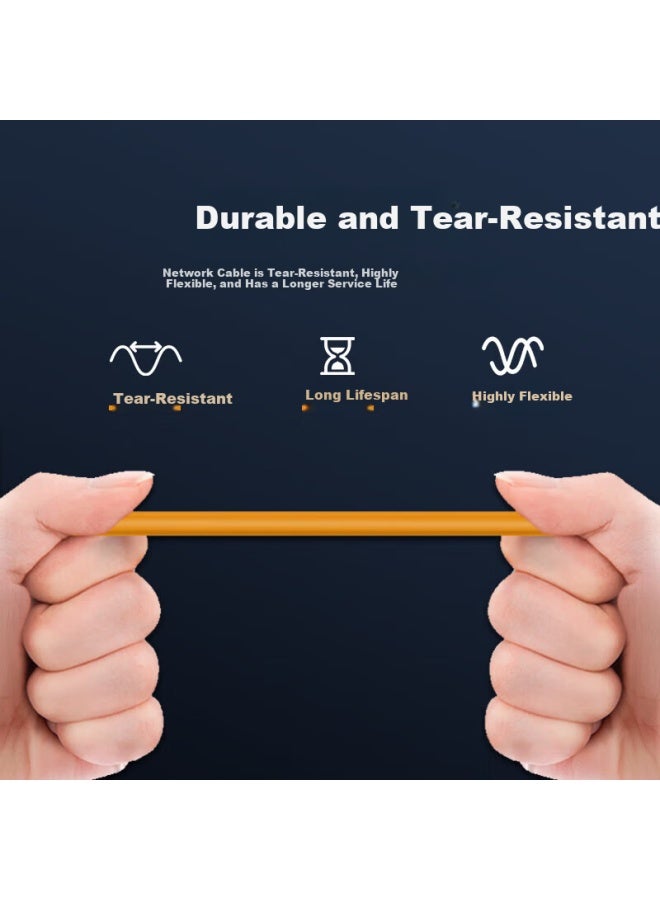 H3c Cat6 Gigabit Ethernet Cable 0.57 Pure Copper Core Low Halogen-free Flame ant Unshielded Twisted Pair Anti-interference Home Network Surveillance Poe Cable 305m - Image 2