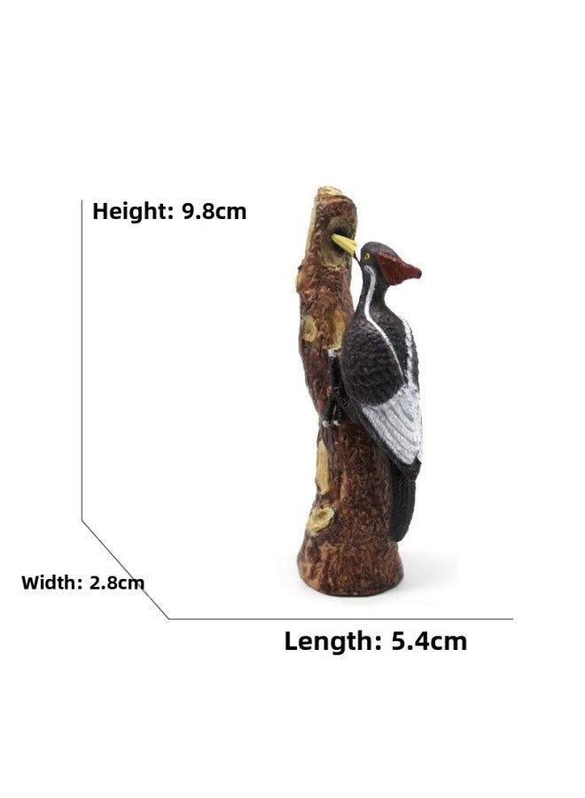 Animal Model Special For Teaching And Education Animal Model Kangaroo Elephant Lion Tiger Deer Ostrich Wolf-Color:4146 Woodpecker (41g)  - Image 1