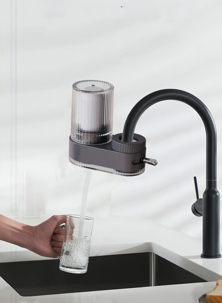 TAYYIB NOOR 7-Stage Kitchen Faucet Water Filter & Purifier for Home Drinking - Reusable Ceramic & Carbon Filter, Dual-Mode Spray, Softens Hard Water, Removes Chlorine & Impurities - Image 1