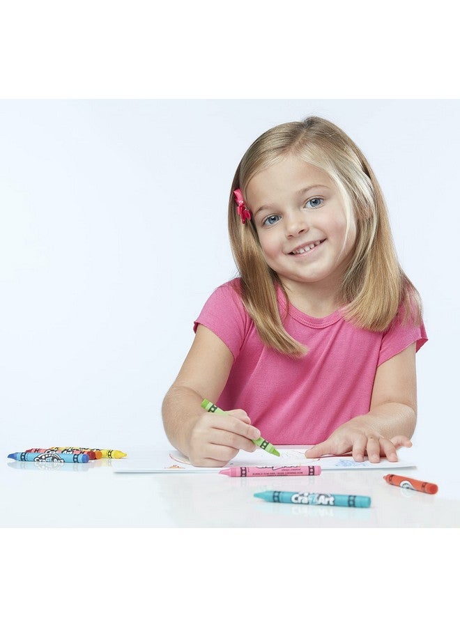 كري-زي-آرت مجموعة أقلام تلوين جامبو من كرا-زي-آرت، 200 قلم، 8 ألوان متنوعة، 25 قلم تلوين جامبو من كل لون، قائمة لوازم العودة إلى المدرسة، مجموعة كبيرة لغرف اللوازم المدرسية وللمعلمين في الفصل - Image 4