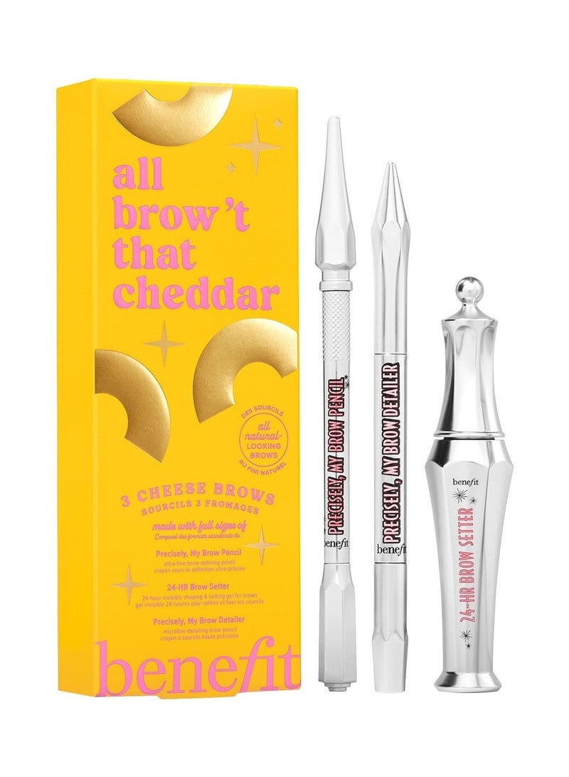 benefit Benefit All Brow't That Cheddar - Bestselling Brow Trio Shade 4.5 - black-brown  - Image 1