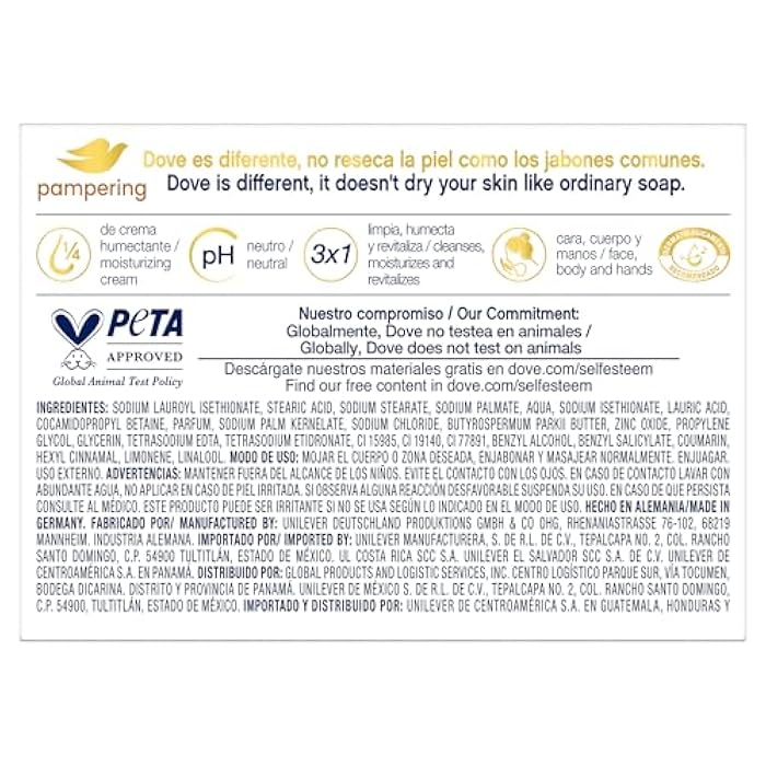 Dove Soap Shea Butter 4.75 Ounce / 135g, 4.75 Fl Ounce - Image 3