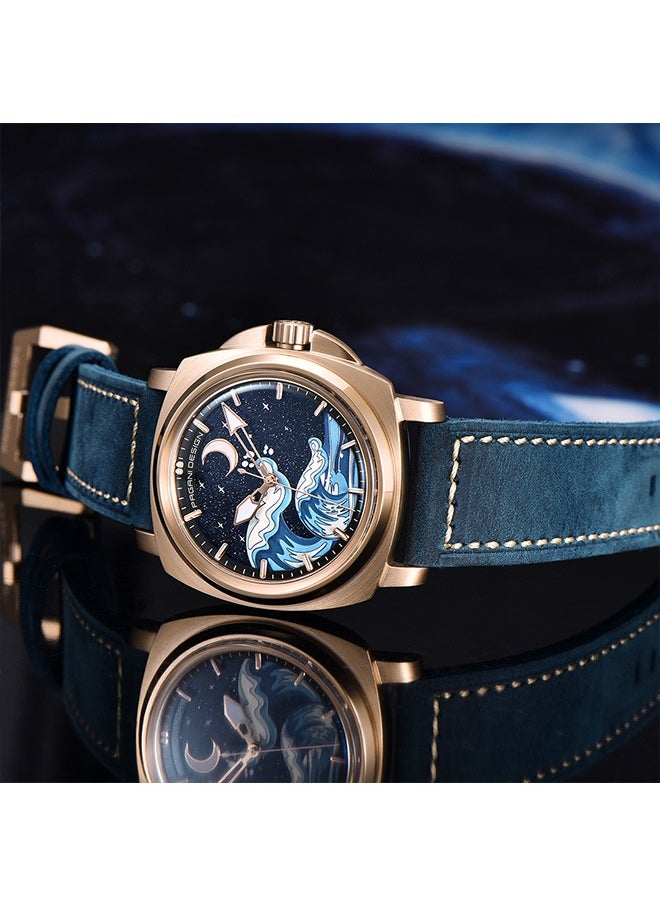 PAGANI DESIGN Men's Automatic Watches 43mm Stainless Steel Unique Waterproof Mechanical Wrist Watch for Men NH35A Movement  - Image 5