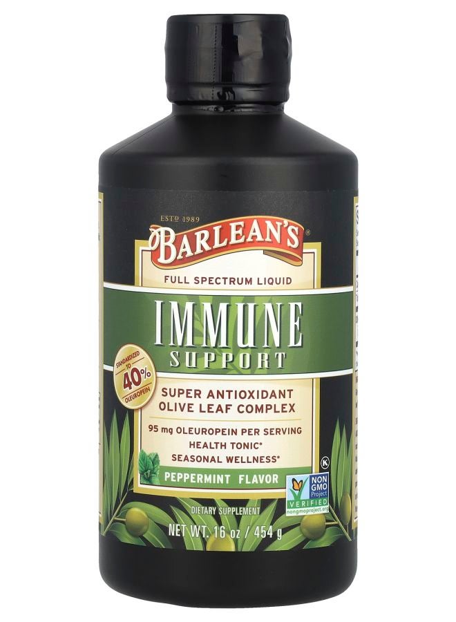 BARLEAN'S Olive Leaf Complex Peppermint 95 mg 16 oz (454 g)  - Image 1
