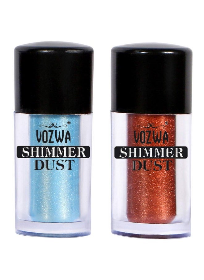 Vozwa Vozwa Eyeshadow Shimmer Dust 4 g - Blue + Copper 