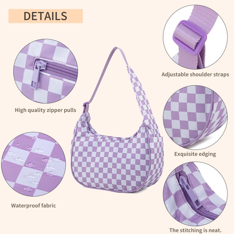 Women's Hobo Bag with Adjustable Strap, Large Capacity, Oxford Fabric - Image 3
